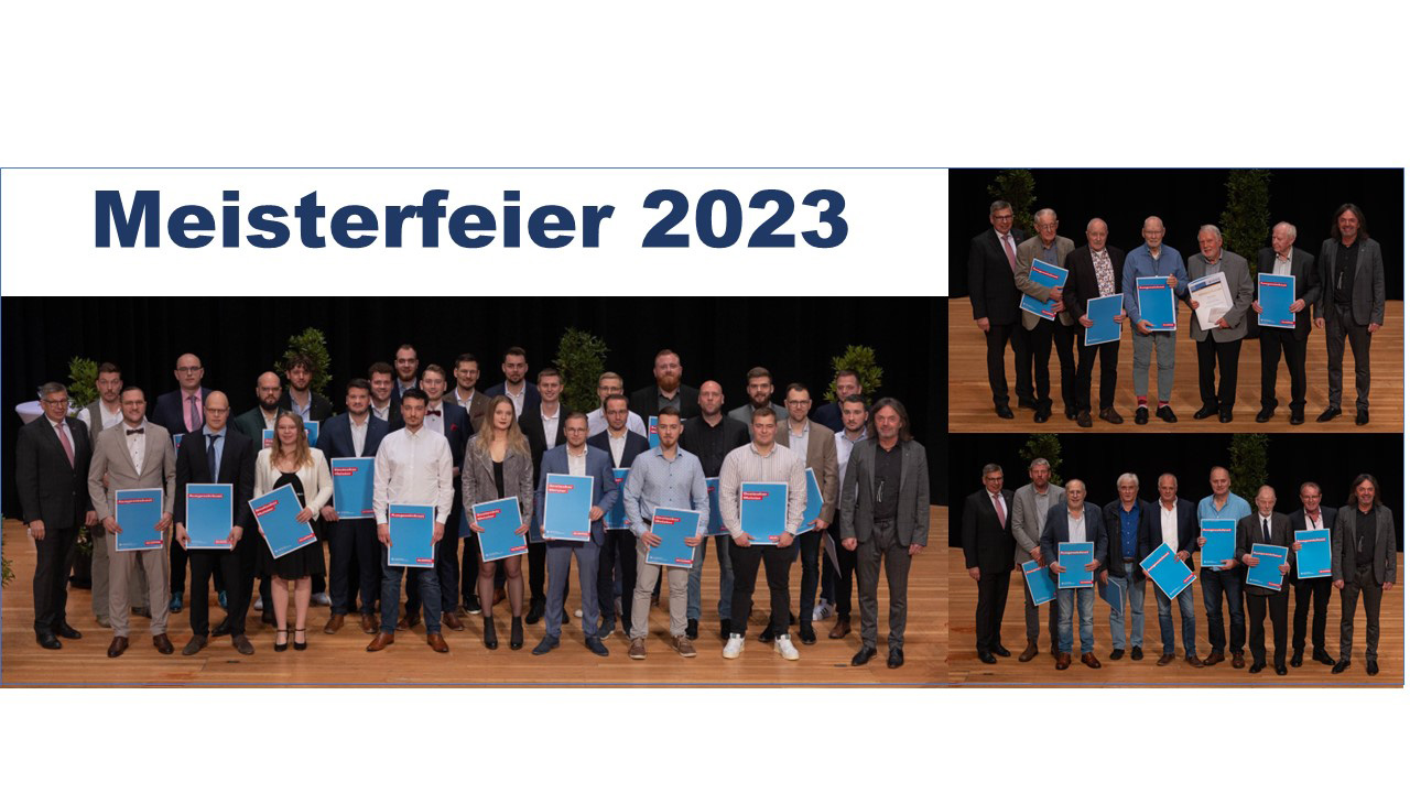 Meisterfeier 2023 beim Bundesfachzentrum Metall und Technik in Northeim